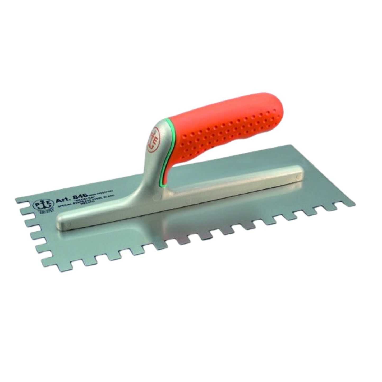 Ancora 848/D-SX Steel Notch Trowel Welded Left Toothed 10 x 10mm